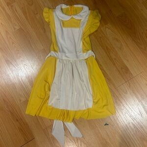 algy yellow children’s maid/apron dance costume